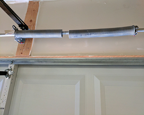 broken garage door spring
